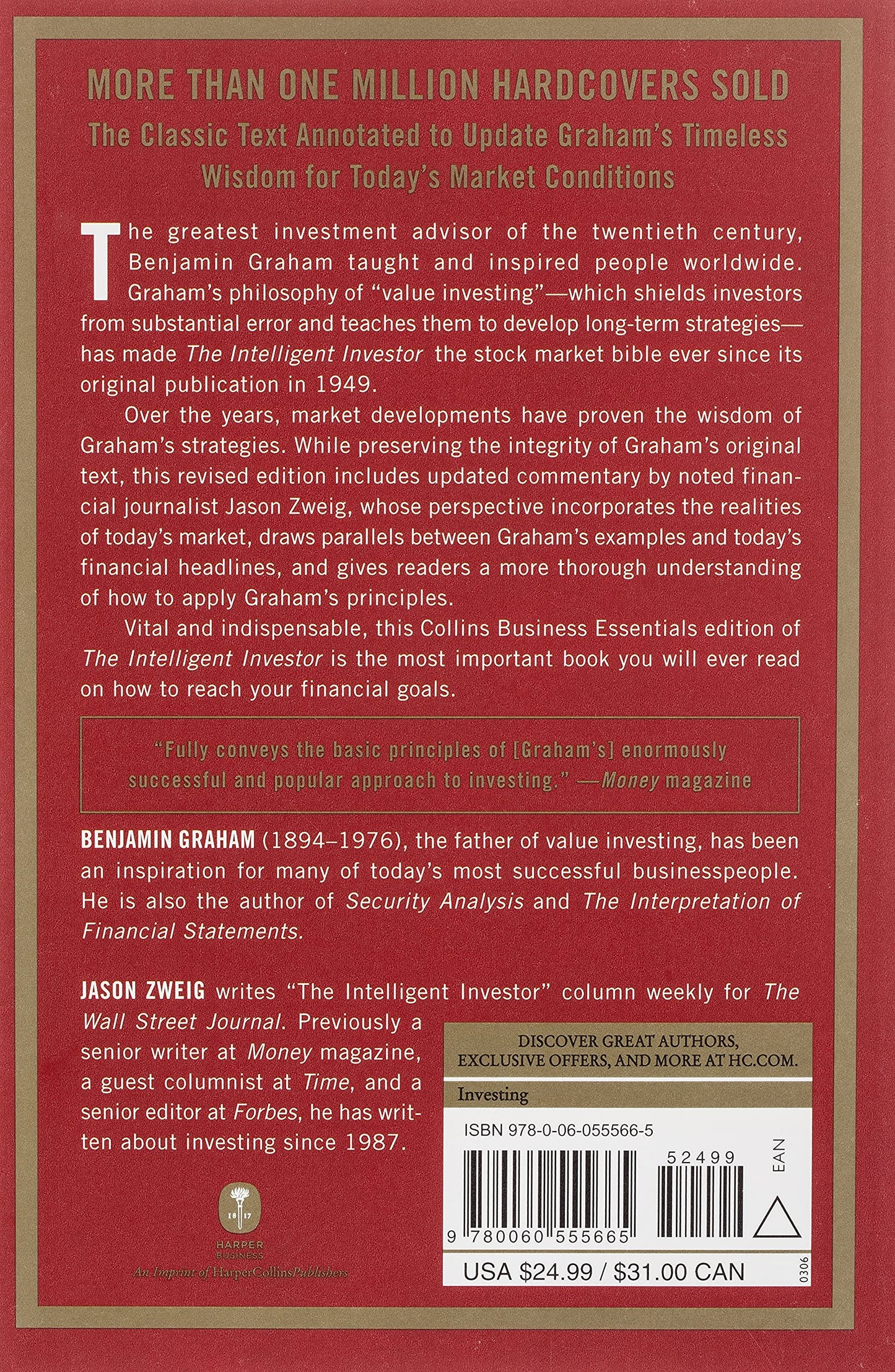 The Intelligent Investor Rev Ed.: The Definitive Book on Value Investing